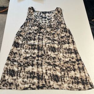 Ann Taylor silk tank with ruffles